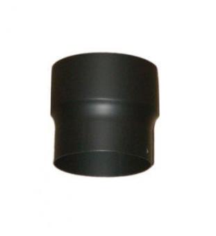 Ofenrohr Ø 160 mm | schwarz | Erweiterung auf Ø 180 mm 