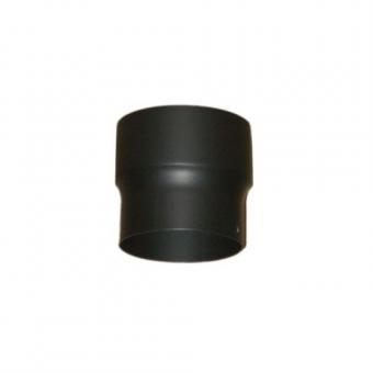 Ofenrohr Ø 120 mm | schwarz | Erweiterung auf 130 mm auf 130mm