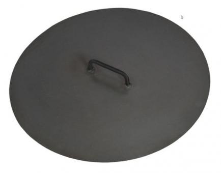 Feuerschalen-Deckel CookKing aus Stahl | rund | mit 1 Griff 