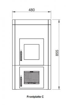 Frontplattenerweiterung LEDA 1004-00040 | Version C 