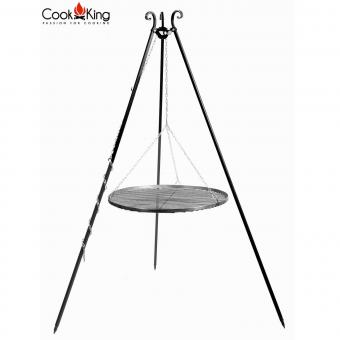 Schwenkgrill CookKing Tripod aus Stahl / Edelstahl | Höhe 180 cm 