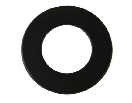 Wandrosette schwarz Ø 120 mm | schwarz 